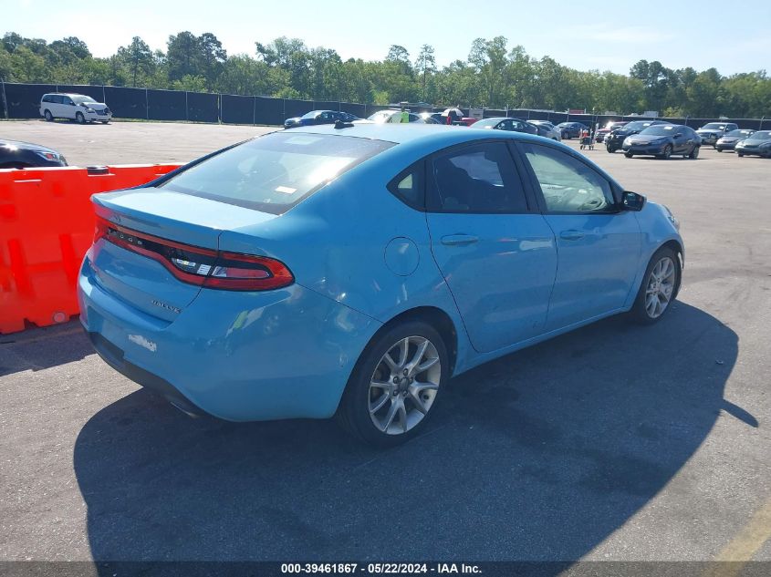 2013 Dodge Dart Rallye VIN: 1C3CDFBA3DD200495 Lot: 39461867