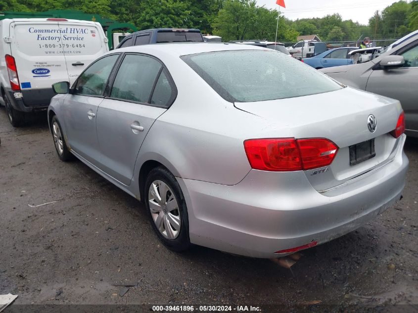 2012 Volkswagen Jetta S VIN: 3VW1K7AJ5CM348180 Lot: 39461896