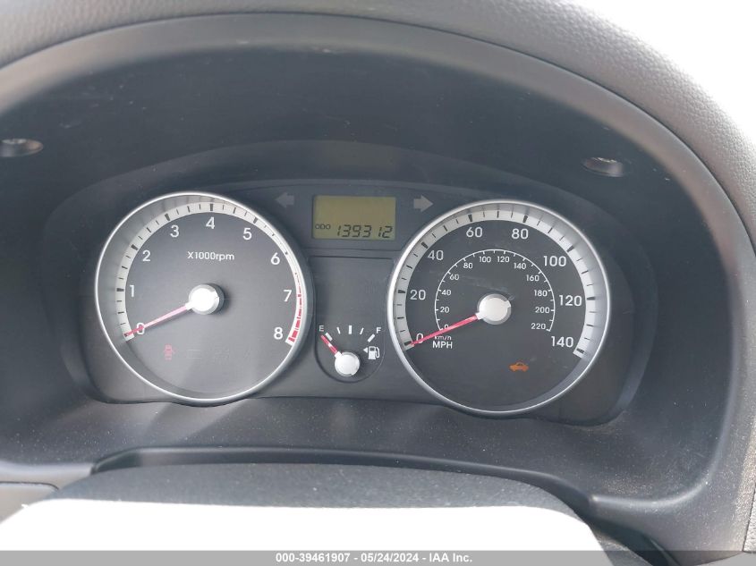 2009 Hyundai Accent Gls VIN: KMHCN46CX9U315820 Lot: 39461907