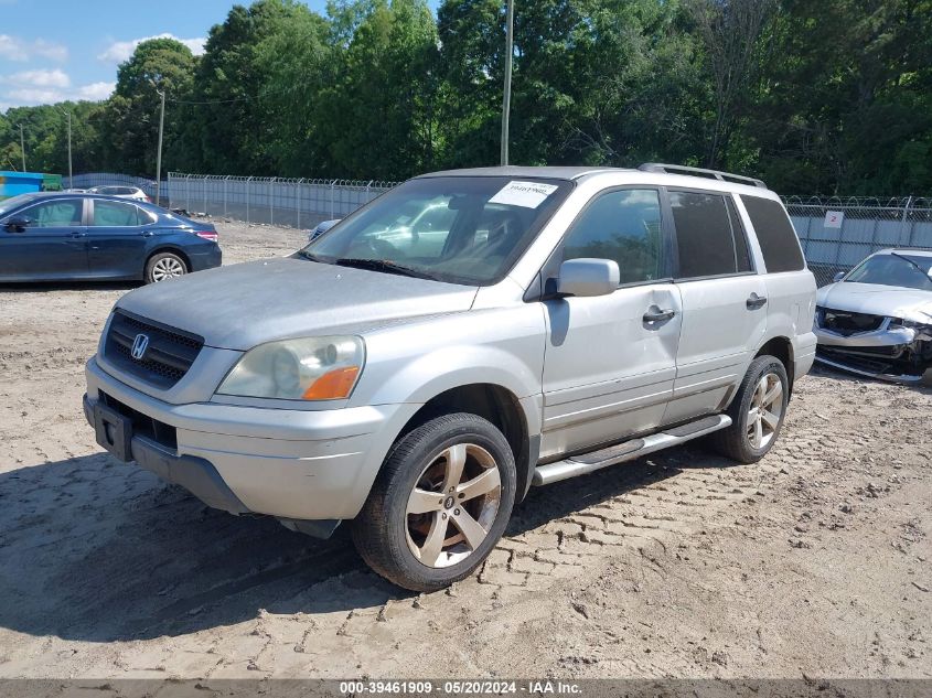 2004 Honda Pilot Ex-L VIN: 2HKYF18744H579785 Lot: 39461909