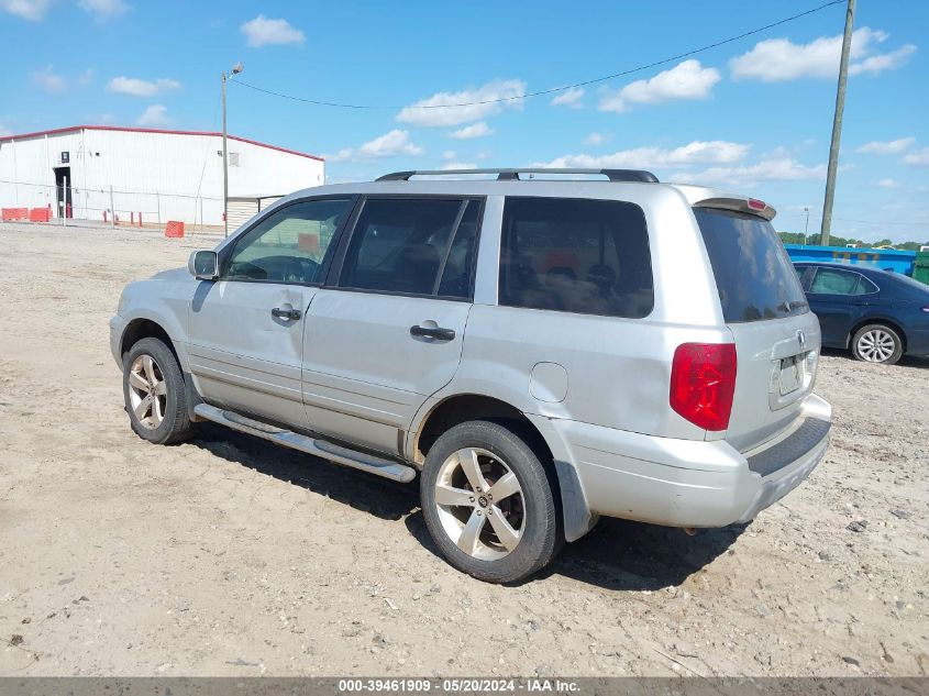 2004 Honda Pilot Ex-L VIN: 2HKYF18744H579785 Lot: 39461909