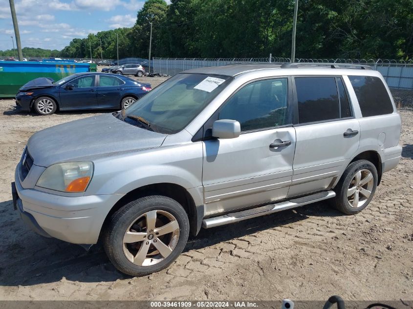 2004 Honda Pilot Ex-L VIN: 2HKYF18744H579785 Lot: 39461909