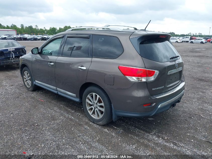 2015 Nissan Pathfinder Sl VIN: 5N1AR2MM0FC662330 Lot: 39461912