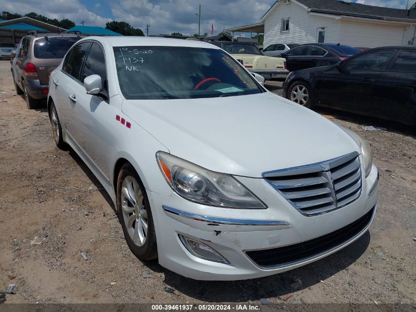 2012 Hyundai Genesis 3.8 VIN: KMHGC4DDXCU175827 Lot: 39461937