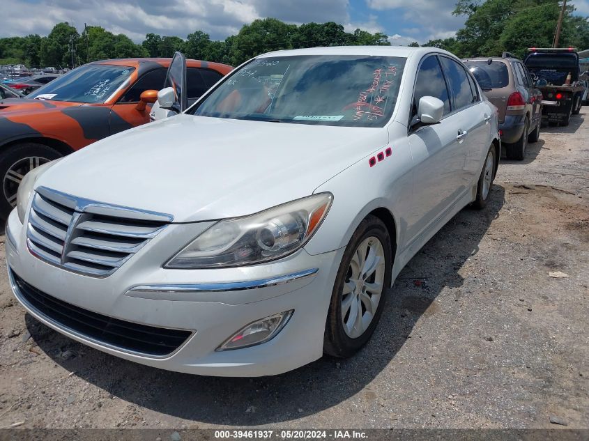 2012 Hyundai Genesis 3.8 VIN: KMHGC4DDXCU175827 Lot: 39461937