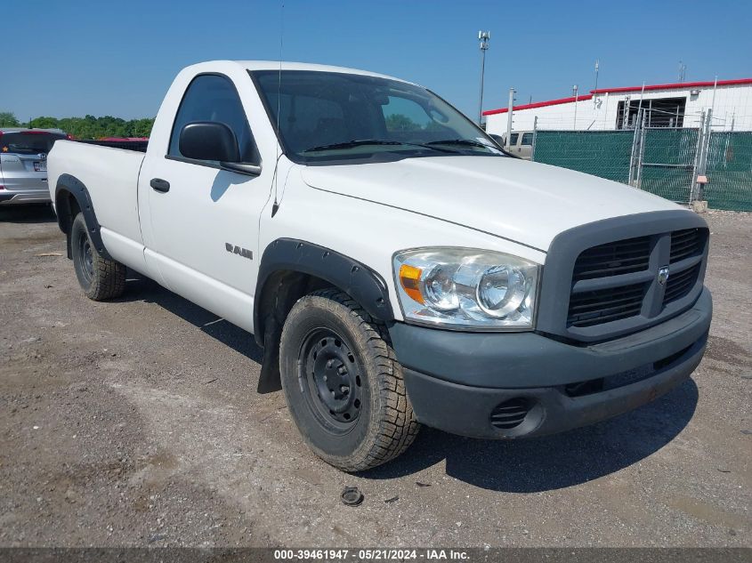 2008 Dodge Ram 1500 St/Slt VIN: 1D7HA16N18J150350 Lot: 39461947