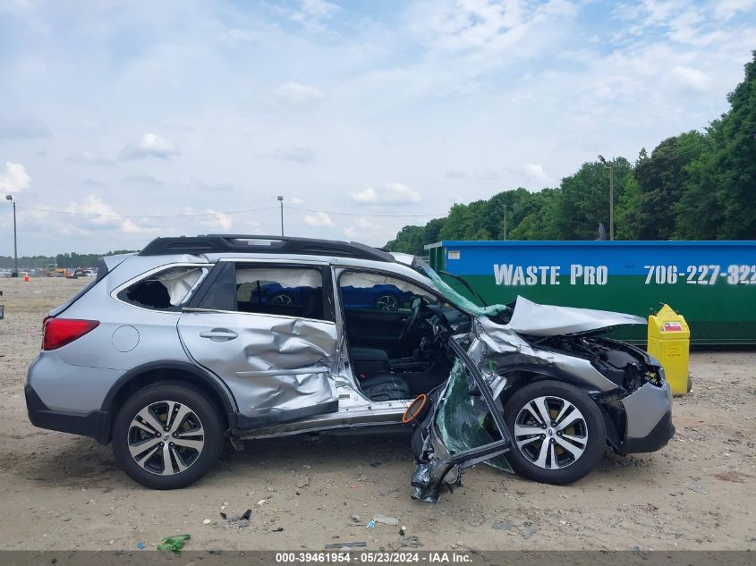 2018 Subaru Outback 2.5I Limited VIN: 4S4BSANC0J3395014 Lot: 39461954