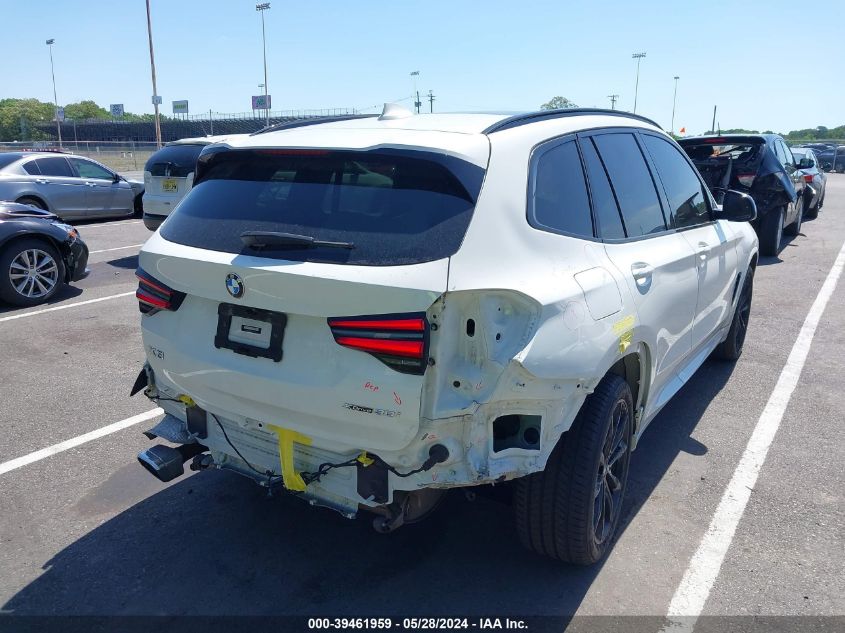 2022 BMW X3 xDrive30I VIN: 5UX53DP09N9K05733 Lot: 39461959