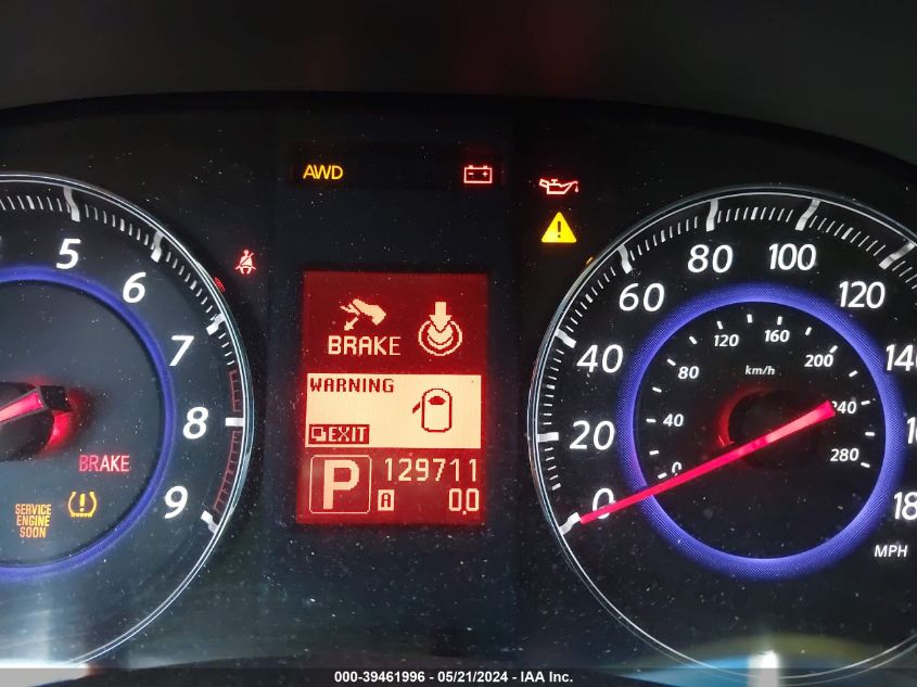 2010 Infiniti Fx35 VIN: JN8AS1MW4AM853969 Lot: 39461996