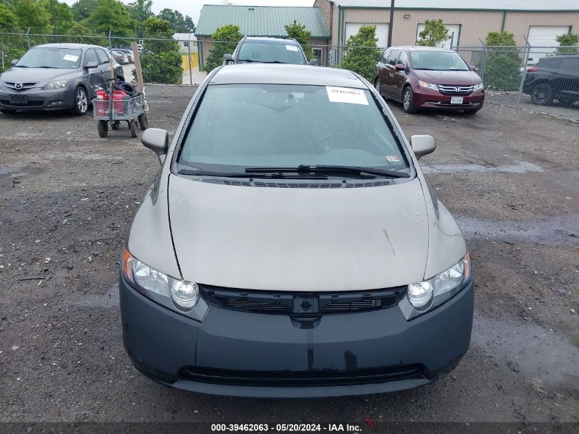 2007 Honda Civic Lx VIN: 2HGFA16547H308456 Lot: 39462063