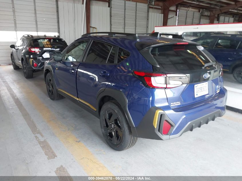 2024 Subaru Crosstrek Sport VIN: 4S4GUHF69R3789852 Lot: 39462070