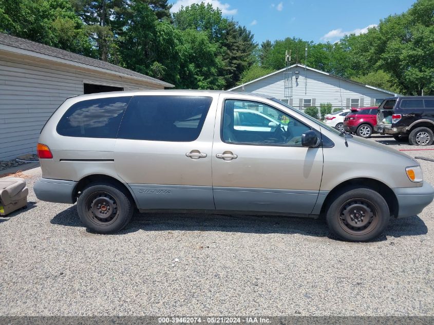 2000 Toyota Sienna Ce VIN: 4T3GF19C1YU309242 Lot: 39462074