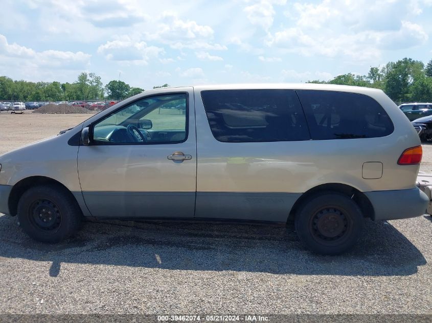 2000 Toyota Sienna Ce VIN: 4T3GF19C1YU309242 Lot: 39462074