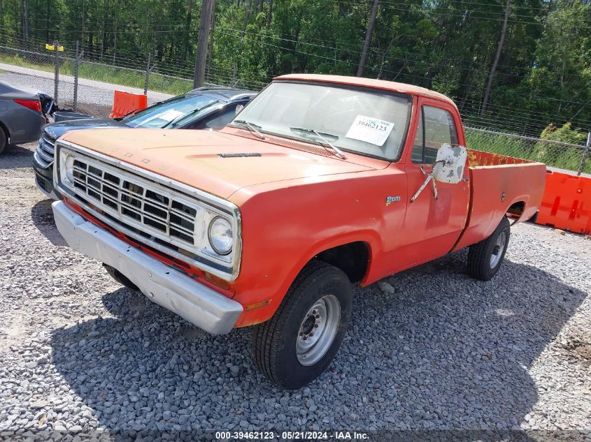 1975 Dodge Pickup VIN: W24BE5S051665 Lot: 39462123