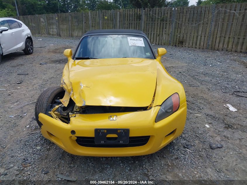 2002 Honda S2000 VIN: JHMAP11412T003870 Lot: 39462154