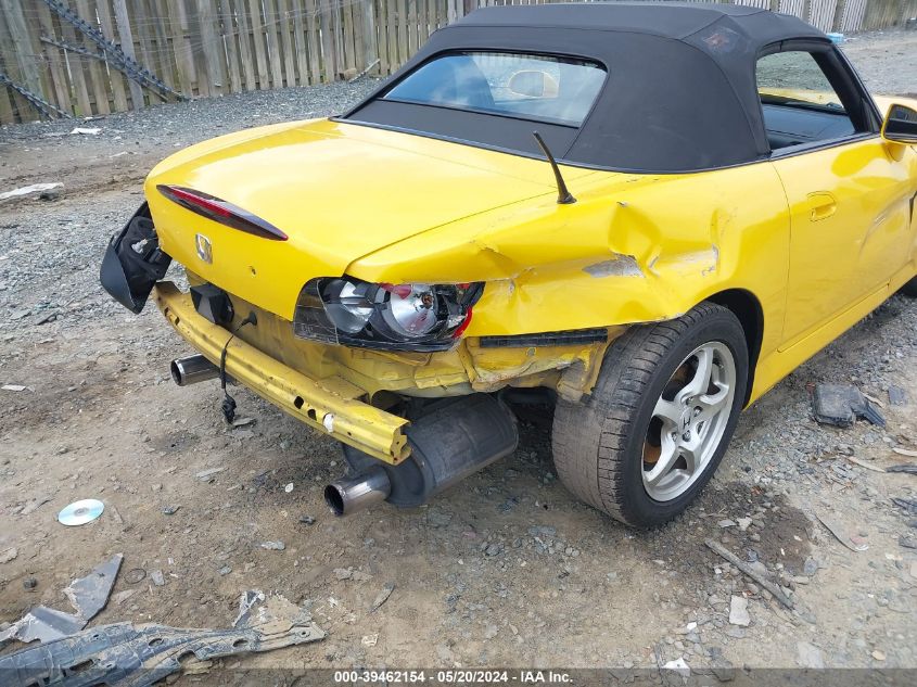 2002 Honda S2000 VIN: JHMAP11412T003870 Lot: 39462154