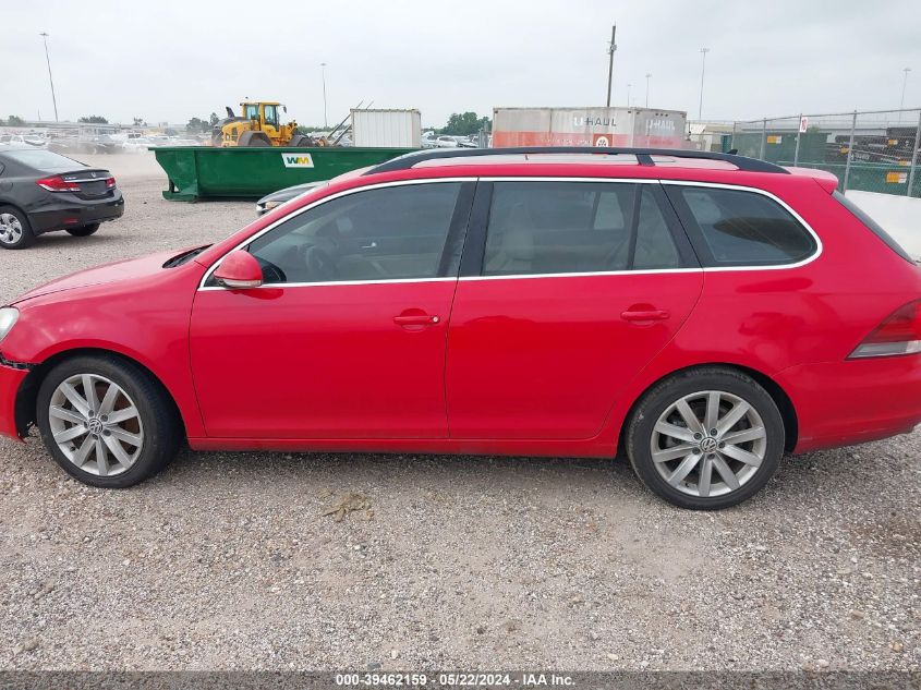 2013 Volkswagen Jetta Sportwagen 2.0L Tdi VIN: 3VWPL7AJ9DM609156 Lot: 39462159