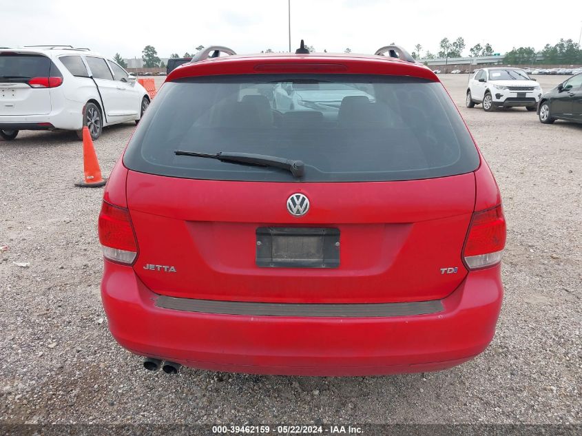 2013 Volkswagen Jetta Sportwagen 2.0L Tdi VIN: 3VWPL7AJ9DM609156 Lot: 39462159