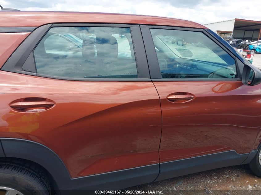 2021 Chevrolet Trailblazer Fwd Ls VIN: KL79MMS29MB023611 Lot: 39462167