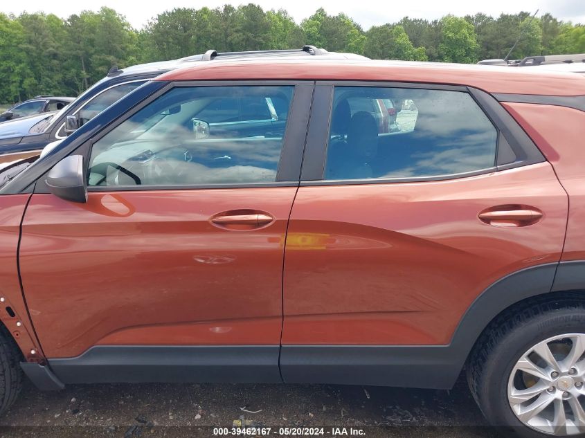 2021 Chevrolet Trailblazer Fwd Ls VIN: KL79MMS29MB023611 Lot: 39462167