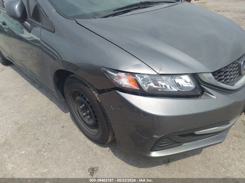 2013 Honda Civic Lx VIN: 2HGFB2F53DH550394 Lot: 39462187