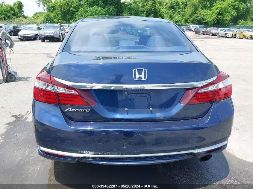 2017 Honda Accord Lx VIN: 1HGCR2F36HA237115 Lot: 39462207