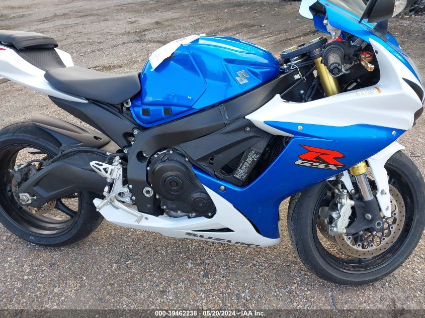 2013 Suzuki Gsx-R750 VIN: JS1GR7MA5D2100194 Lot: 39462238