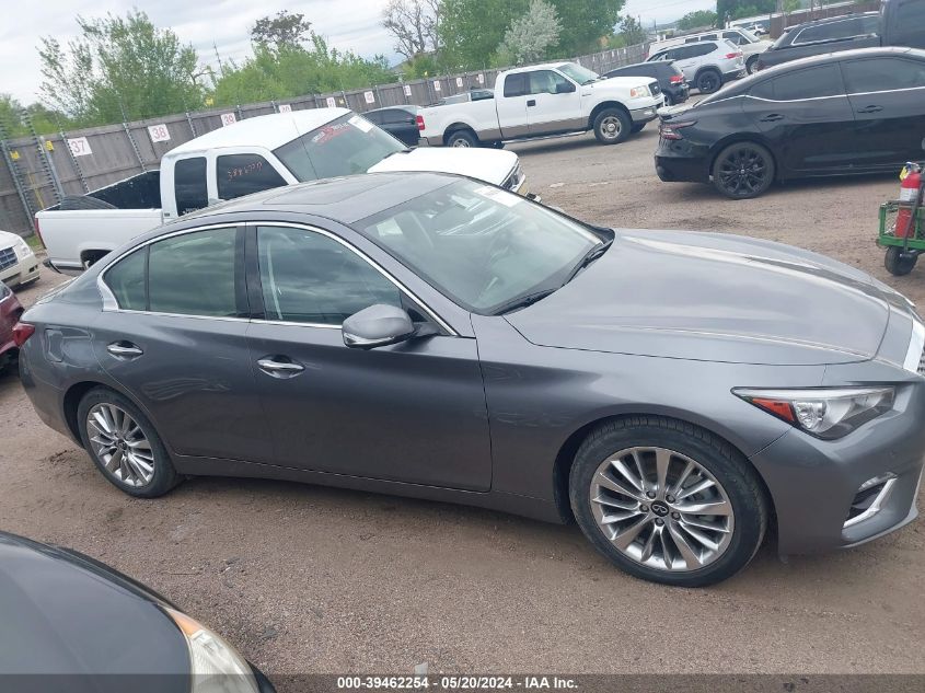 2021 Infiniti Q50 Luxe Awd VIN: JN1EV7BR9MM753118 Lot: 39462254