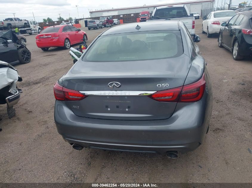 2021 Infiniti Q50 Luxe Awd VIN: JN1EV7BR9MM753118 Lot: 39462254