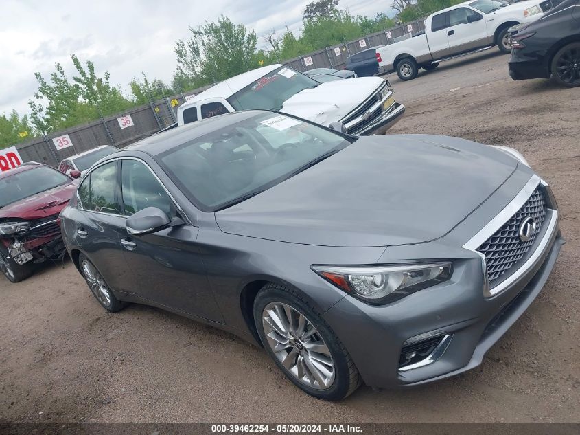 2021 Infiniti Q50 Luxe Awd VIN: JN1EV7BR9MM753118 Lot: 39462254