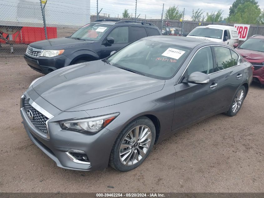 2021 Infiniti Q50 Luxe Awd VIN: JN1EV7BR9MM753118 Lot: 39462254