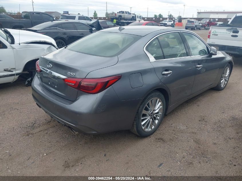 2021 Infiniti Q50 Luxe Awd VIN: JN1EV7BR9MM753118 Lot: 39462254