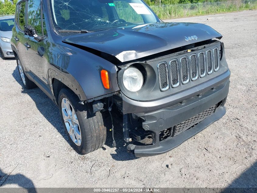 2017 Jeep Renegade Latitude Fwd VIN: ZACCJABB8HPE71382 Lot: 39462257