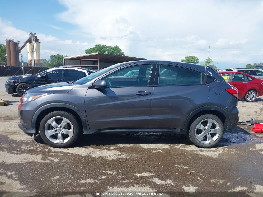 2016 Honda Hr-V Lx VIN: 3CZRU6H36GM732826 Lot: 39462260