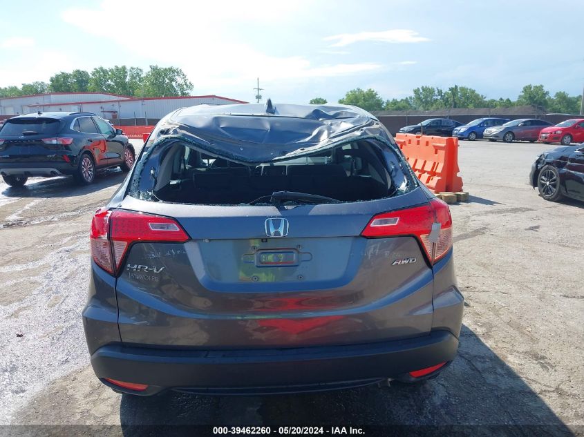 2016 Honda Hr-V Lx VIN: 3CZRU6H36GM732826 Lot: 39462260