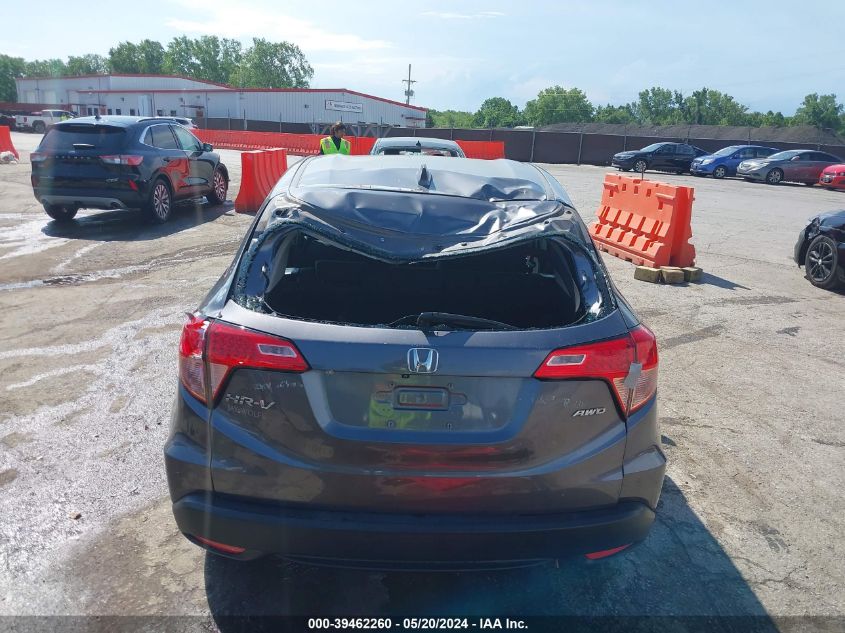 2016 Honda Hr-V Lx VIN: 3CZRU6H36GM732826 Lot: 39462260