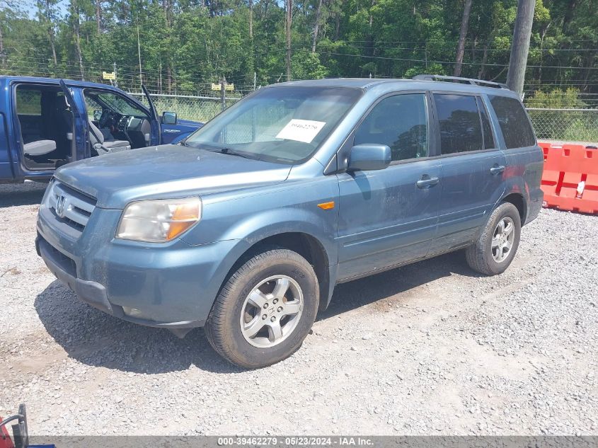 2008 Honda Pilot Ex-L VIN: 5FNYF28728B010170 Lot: 39462279