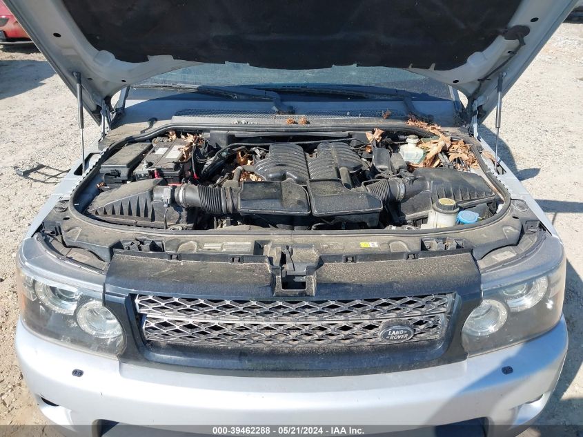 2012 Land Rover Range Rover Sport Hse VIN: SALSK2D46CA759447 Lot: 39462288