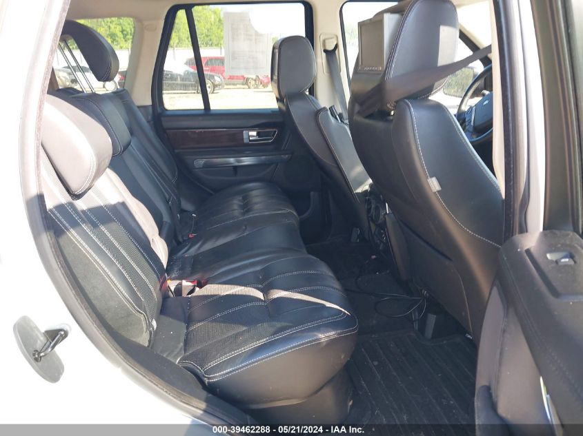 2012 Land Rover Range Rover Sport Hse VIN: SALSK2D46CA759447 Lot: 39462288