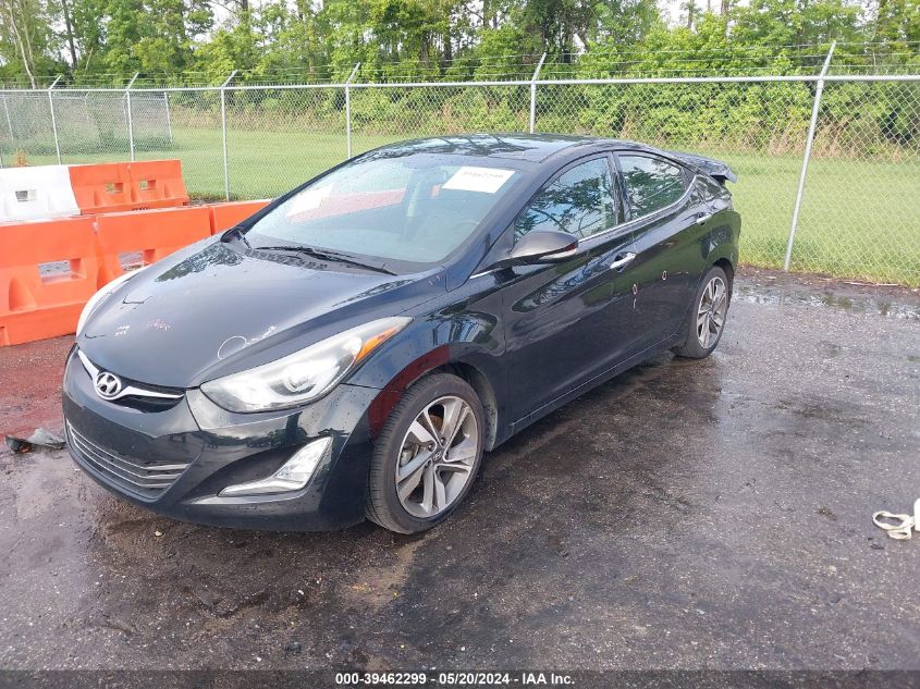 2014 Hyundai Elantra Limited VIN: KMHDH4AE6EU111935 Lot: 39462299