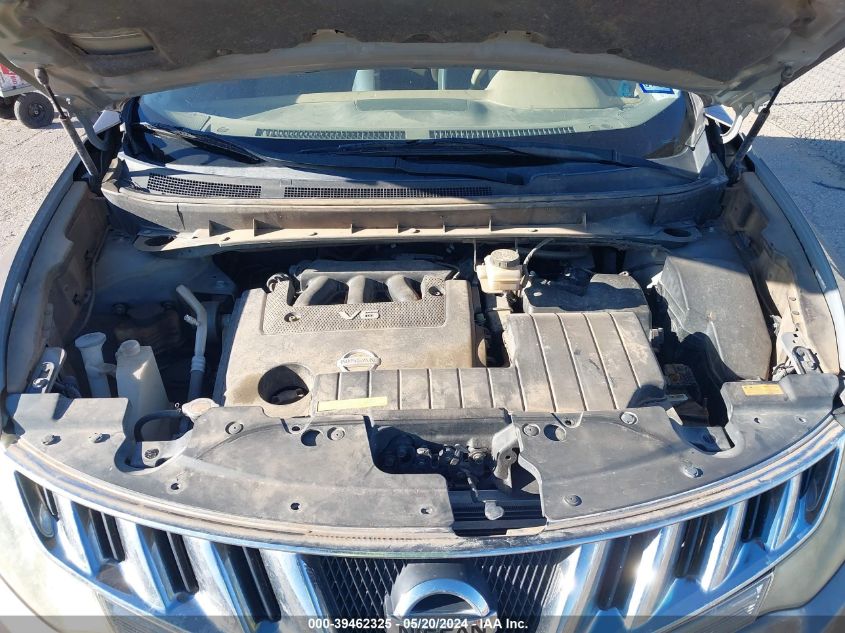 2009 Nissan Murano Sl VIN: JN8AZ18U89W021524 Lot: 39462325