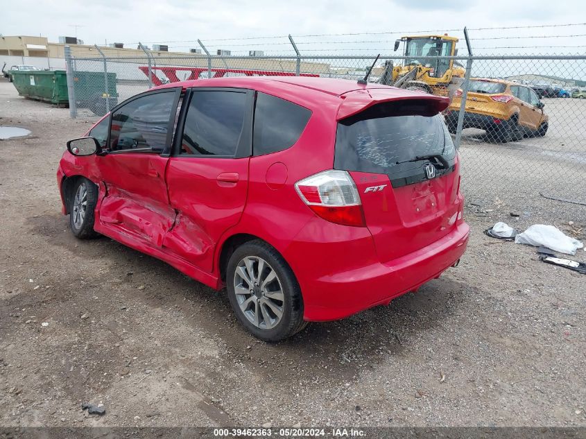 2013 Honda Fit Sport VIN: JHMGE8H54DC045993 Lot: 39462363