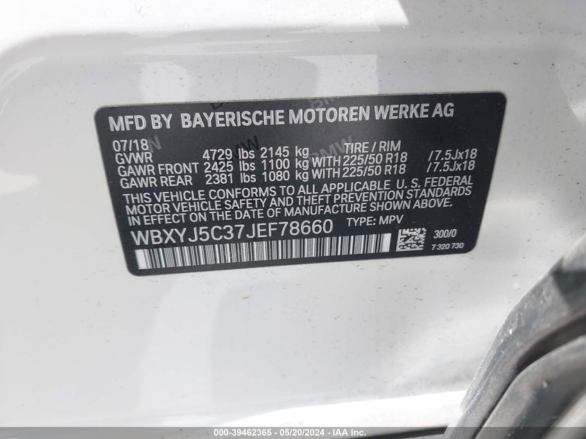 2018 BMW X2 XDRIVE28I - WBXYJ5C37JEF78660