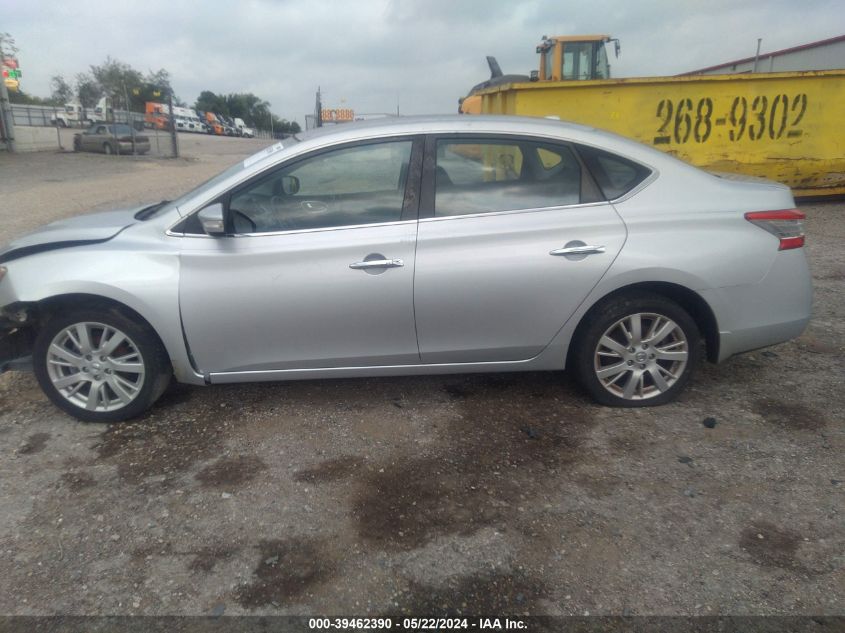 2013 Nissan Sentra Sl VIN: 3N1AB7AP2DL656229 Lot: 39462390