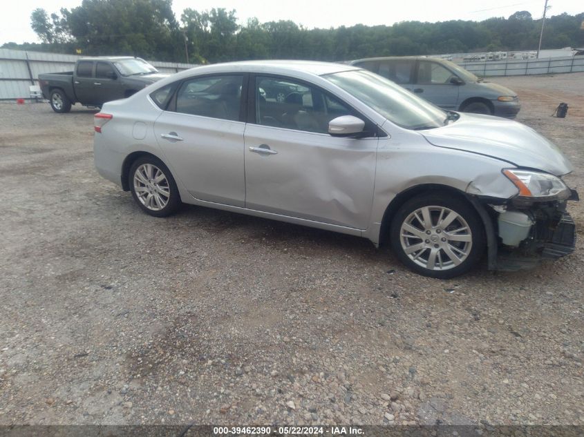 2013 Nissan Sentra Sl VIN: 3N1AB7AP2DL656229 Lot: 39462390