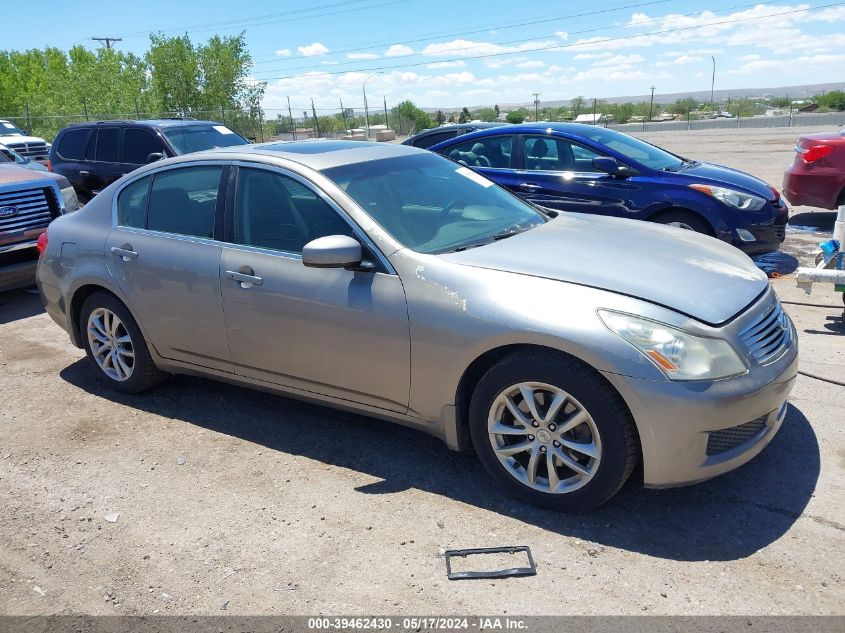 2008 Infiniti G35X VIN: JNKBV61F98M270847 Lot: 39462430