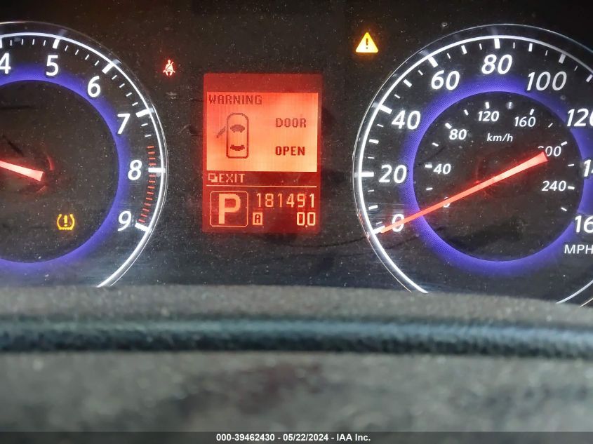 2008 Infiniti G35X VIN: JNKBV61F98M270847 Lot: 39462430