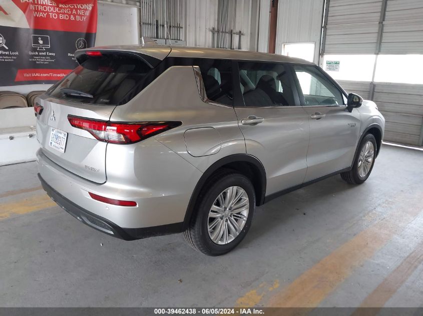 2024 Mitsubishi Outlander Phev Es S-Awc VIN: JA4T5UA9XRZ056565 Lot: 39462438