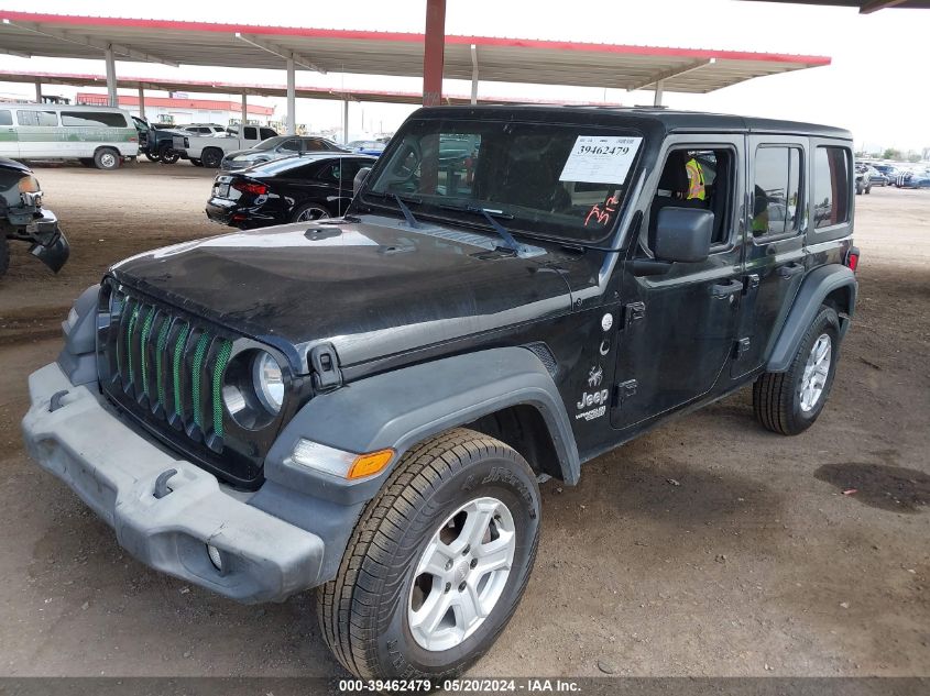 2018 Jeep Wrangler Unlimited Sport S 4X4 VIN: 1C4HJXDG2JW298419 Lot: 39462479