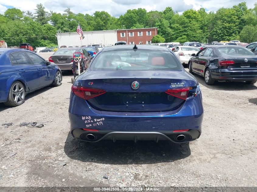 2019 Alfa Romeo Giulia Sport Awd VIN: ZARFANAN7K7606006 Lot: 39462500